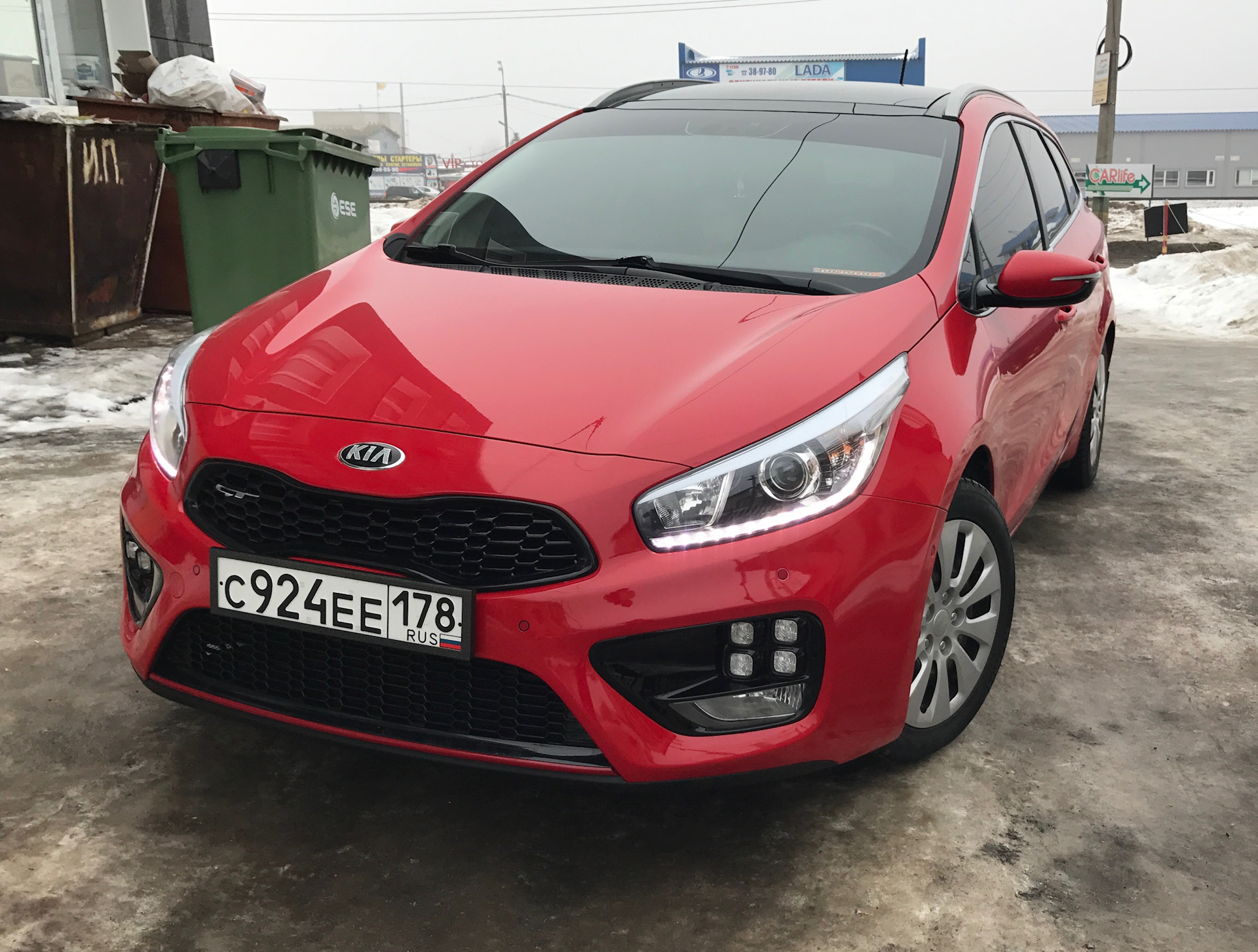 Kia Ceed gt line бампер