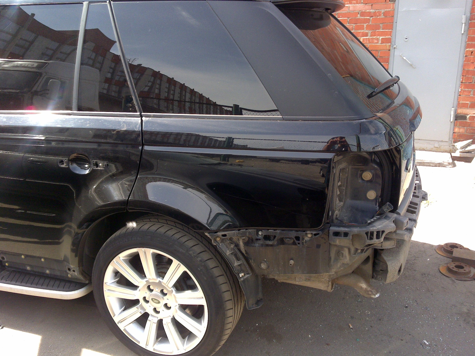 Покраска деталей в цвет кузова — Land Rover Range Rover Sport (1G), 3,8 ...