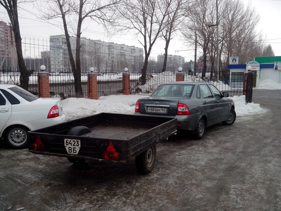 Фаркоп — Lada Приора седан, 1,6 л, 2011 года | просто так | DRIVE2