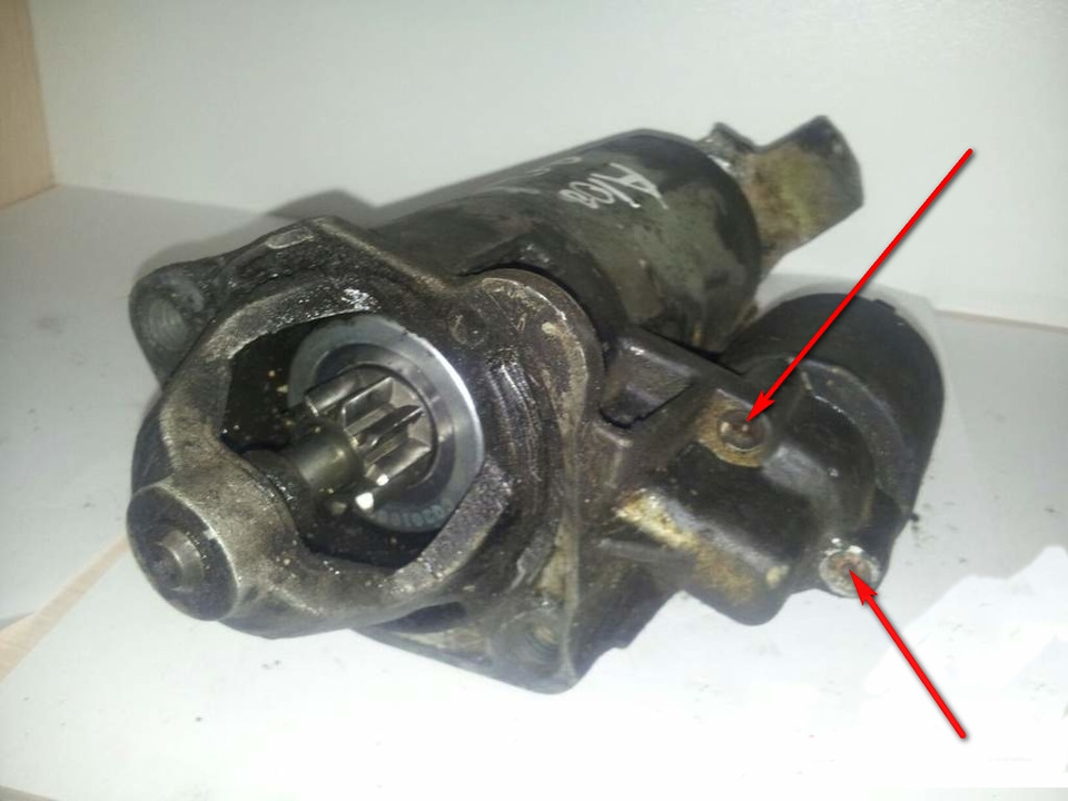 Редкая неисправность стартера. — Audi 80 (B3), 1,9 л, 1988 года ...