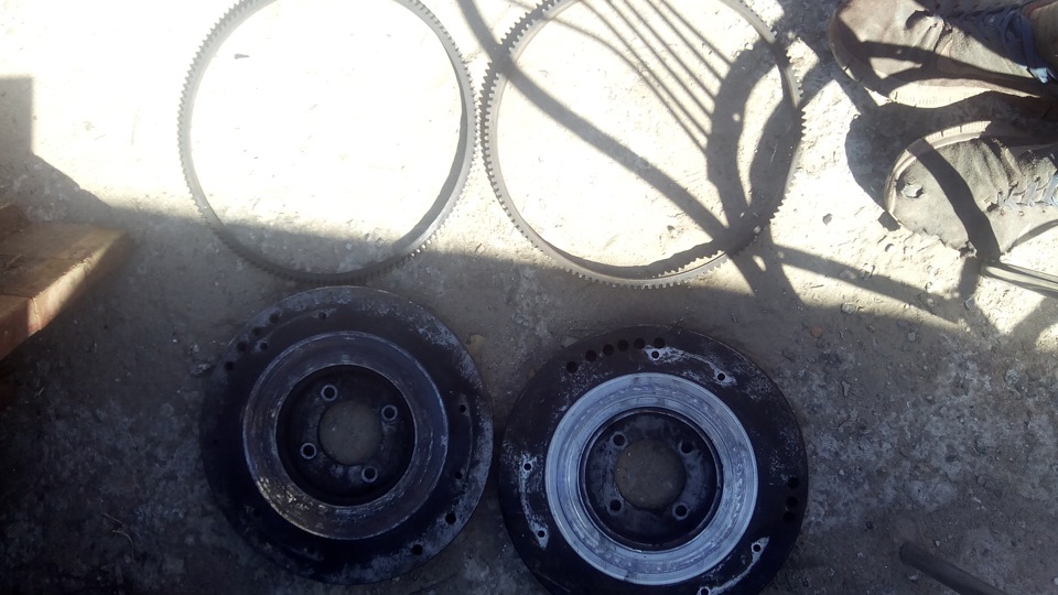 Замена зубчатого венца на маховике газ 2410 — ГАЗ 2410, 2,4 л., 1989 ...