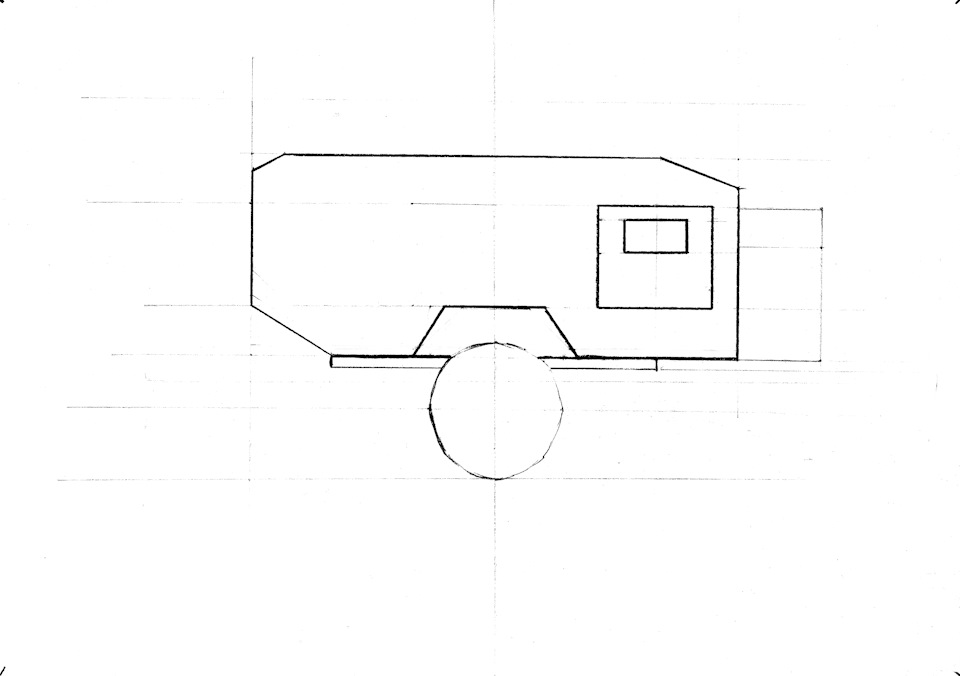 Автодом своими руками из прицепа чертежи