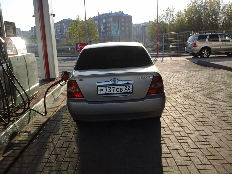 Кушает — Toyota Corolla (120), 1,5 л, 2002 года | заправка | DRIVE2