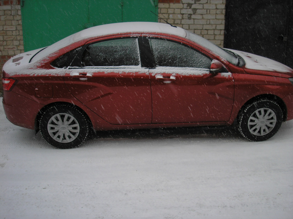 "Тракторная резина" на Ладу :) — Lada Vesta, 1,6 л, 2016 года | шины ...