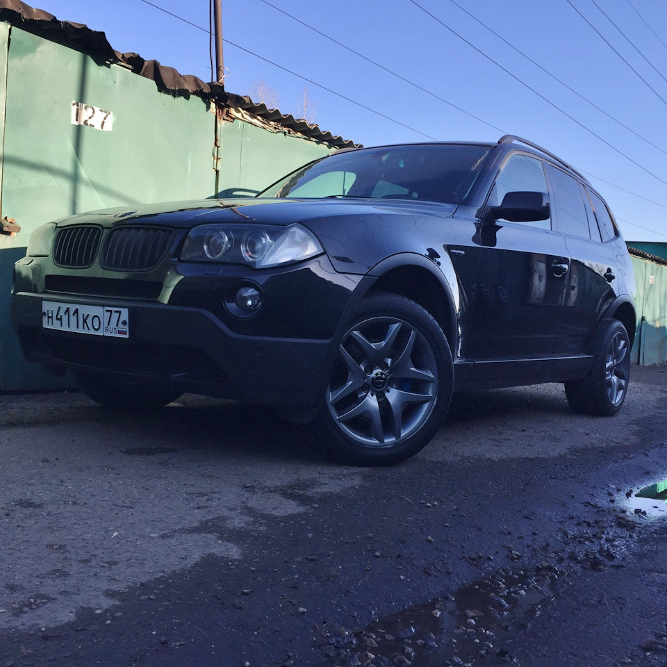 Графит на машине — BMW X3 (E83), 2 л, 2008 года | колёсные диски | DRIVE2