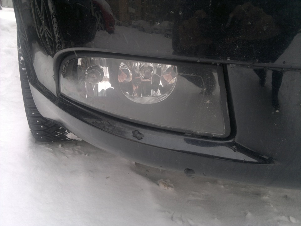Перекраска туманок Шкода Октавия А5 FL — Skoda Octavia A5 Mk2, 1,8 л ...