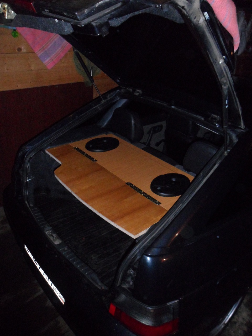 Самодельная акустическая полка — Lada 21124, 1,6 л, 2005 года ...