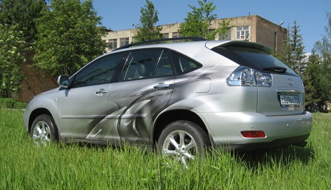 Lexus RX камуфляж