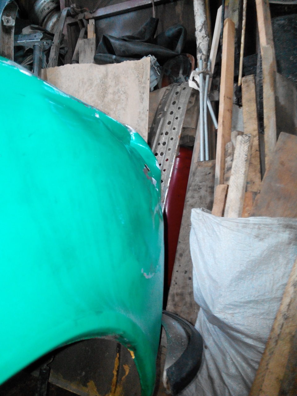 Вытяжка крыла после ДТП — Lada 21011, 1,3 л, 1977 года | кузовной ...