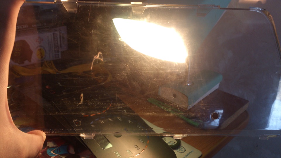 56. Полировка стекла приборной панели — Lada 2114, 1,5 л, 2004 года ...