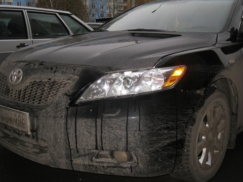 Blackening of standard optics - Toyota Camry 35 L 2007