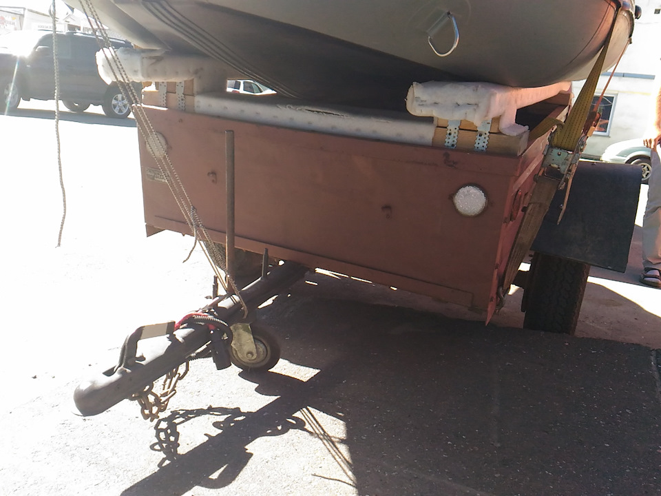 Прицеп переделка для лодки(встретил на улице)… — Сообщество «Прицепы ...