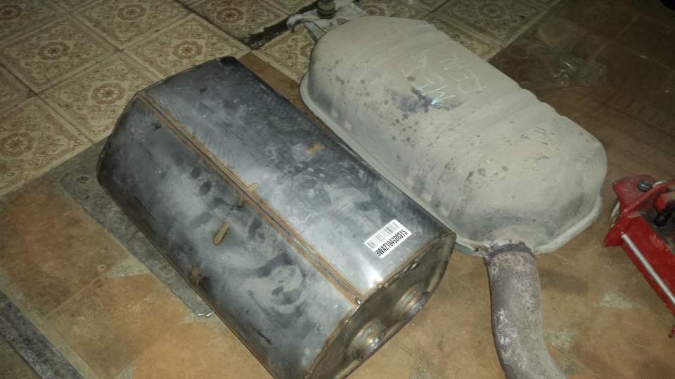 Выхлопная система. часть 1 — Mercedes-Benz E 60 AMG (W124), 6 л, 1995 ...