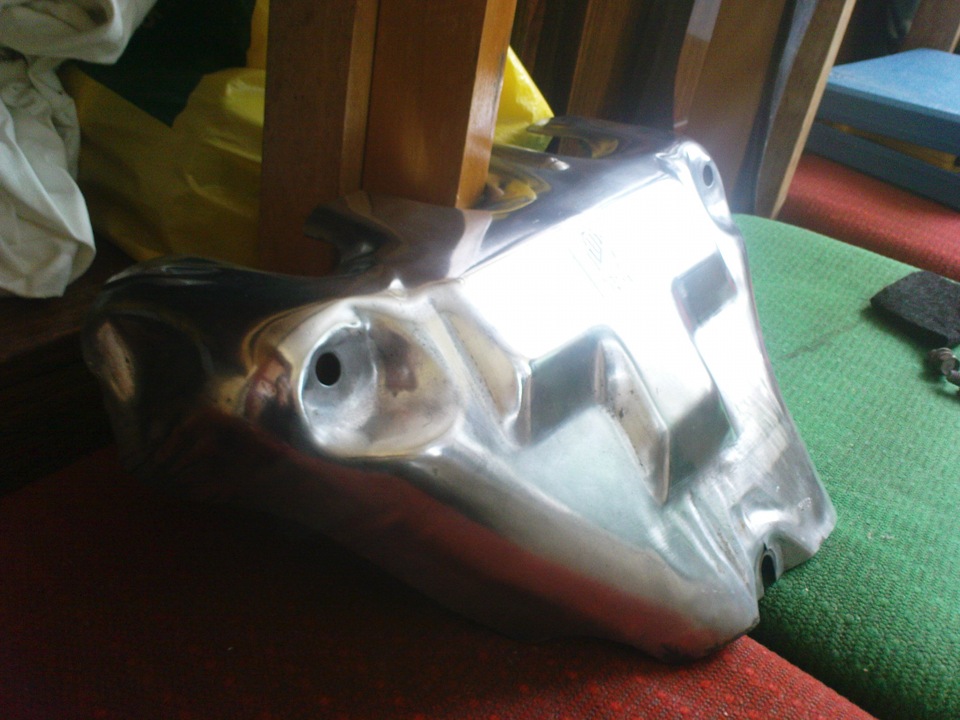 Полировка защитного щитка выпускного коллектора) — Chevrolet Lanos, 1,5 ...