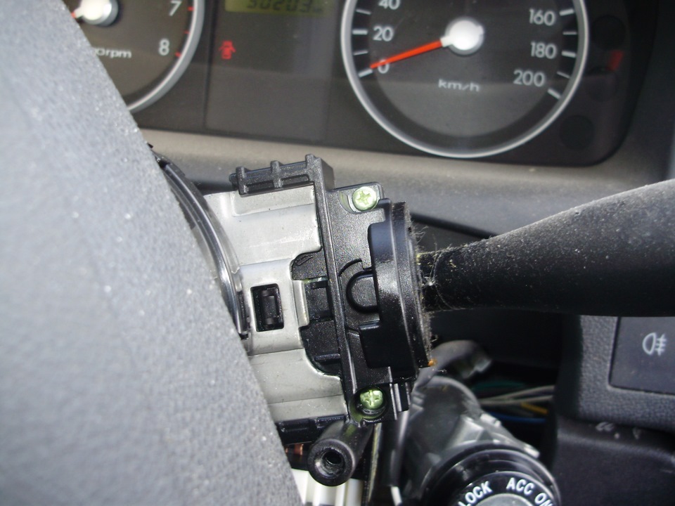 замена переключателя дворников на хендэ гетц от люксовой комплектации ...