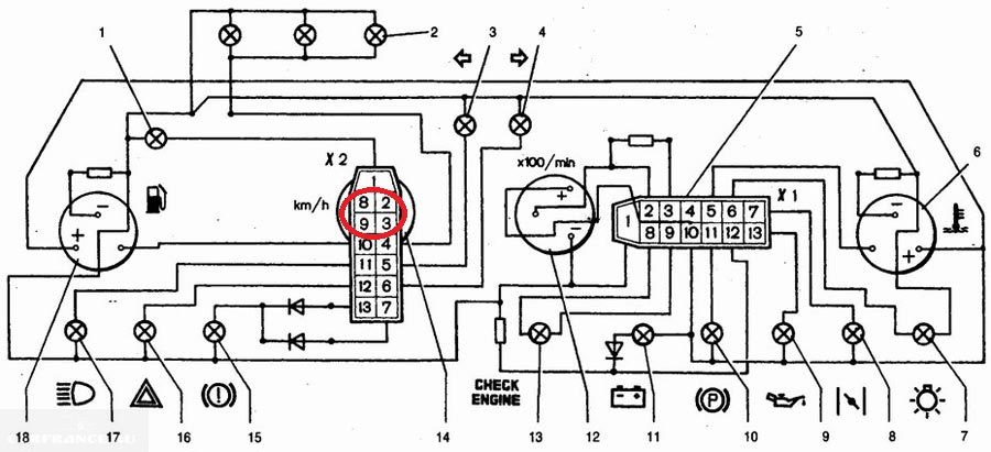 Подключение спидометра ваз 2110