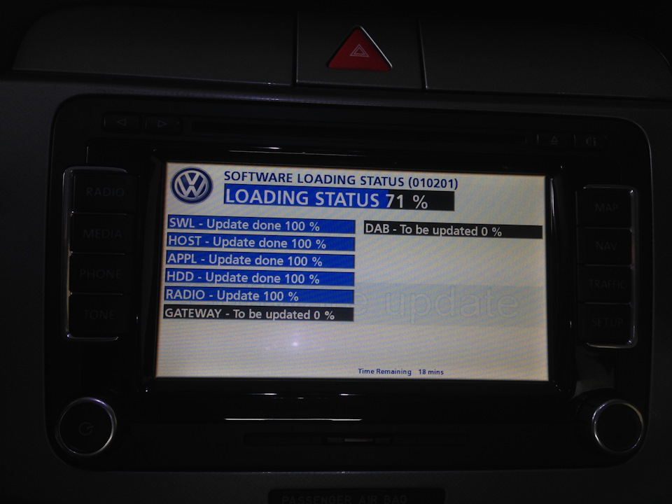 Обновление прошивки на RNS-510 — Volkswagen Passat Variant (B6), 1,9 л ...