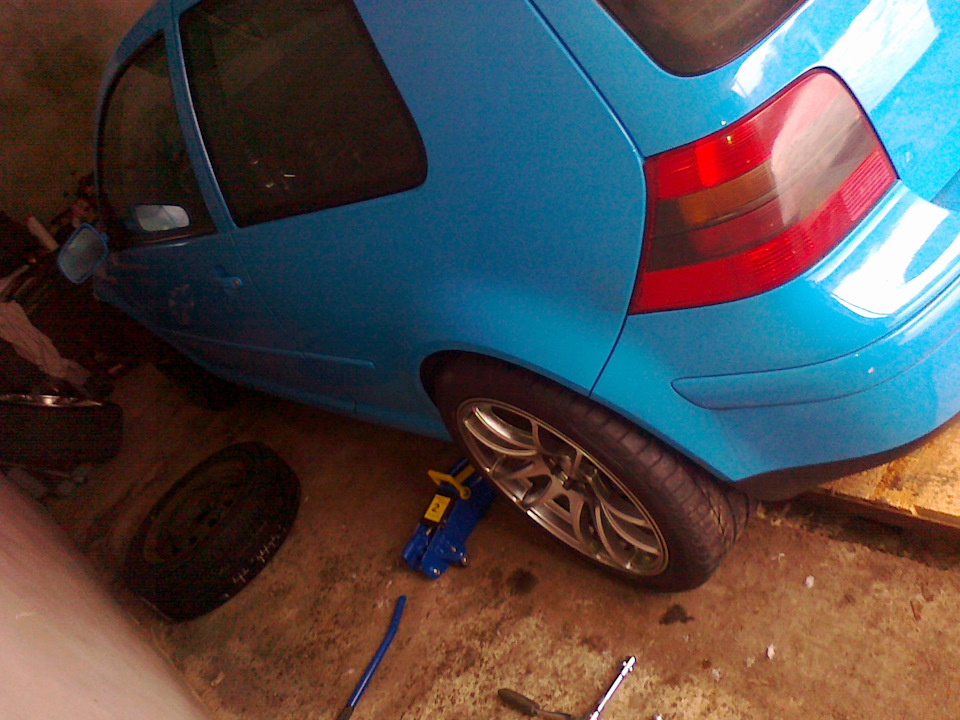 Work Emotion CR Kiwami — Volkswagen Golf Mk4, 1,6 л., 1998 года