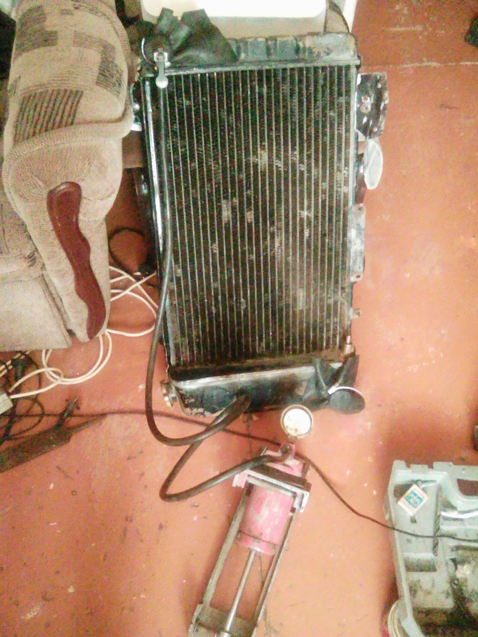 Качаем( мышцы) 💪или как в домашних условиях можно продуть радиатор ...