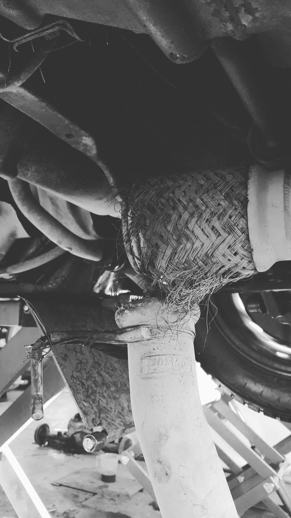 Замена гофры — Honda Torneo, 2,2 л, 2000 года | визит на сервис | DRIVE2