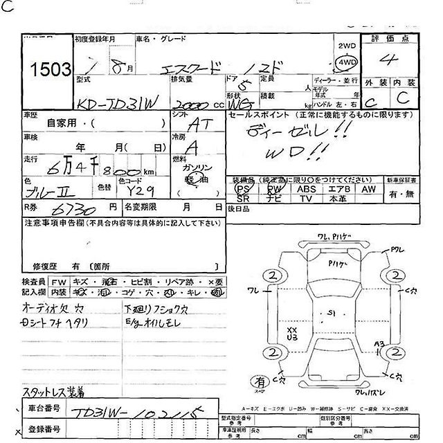 Кто может помочь с Японским? — Suzuki Escudo (1G), 2 л, 1995 года