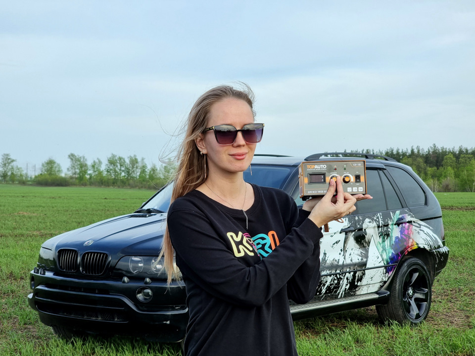2️⃣7️⃣0️⃣ Зарядное устройство АКБ, TopAuto АЗУ-108 — BMW X5 (E53), 3 л ...