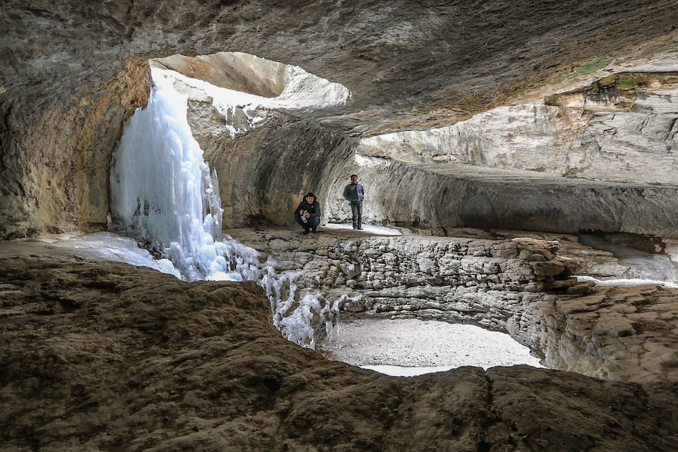 Подземный водопад в дагестане фото