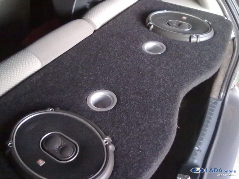 Что делать, когда гремит задняя полка на Калине хэтчбек. — Lada Калина ...