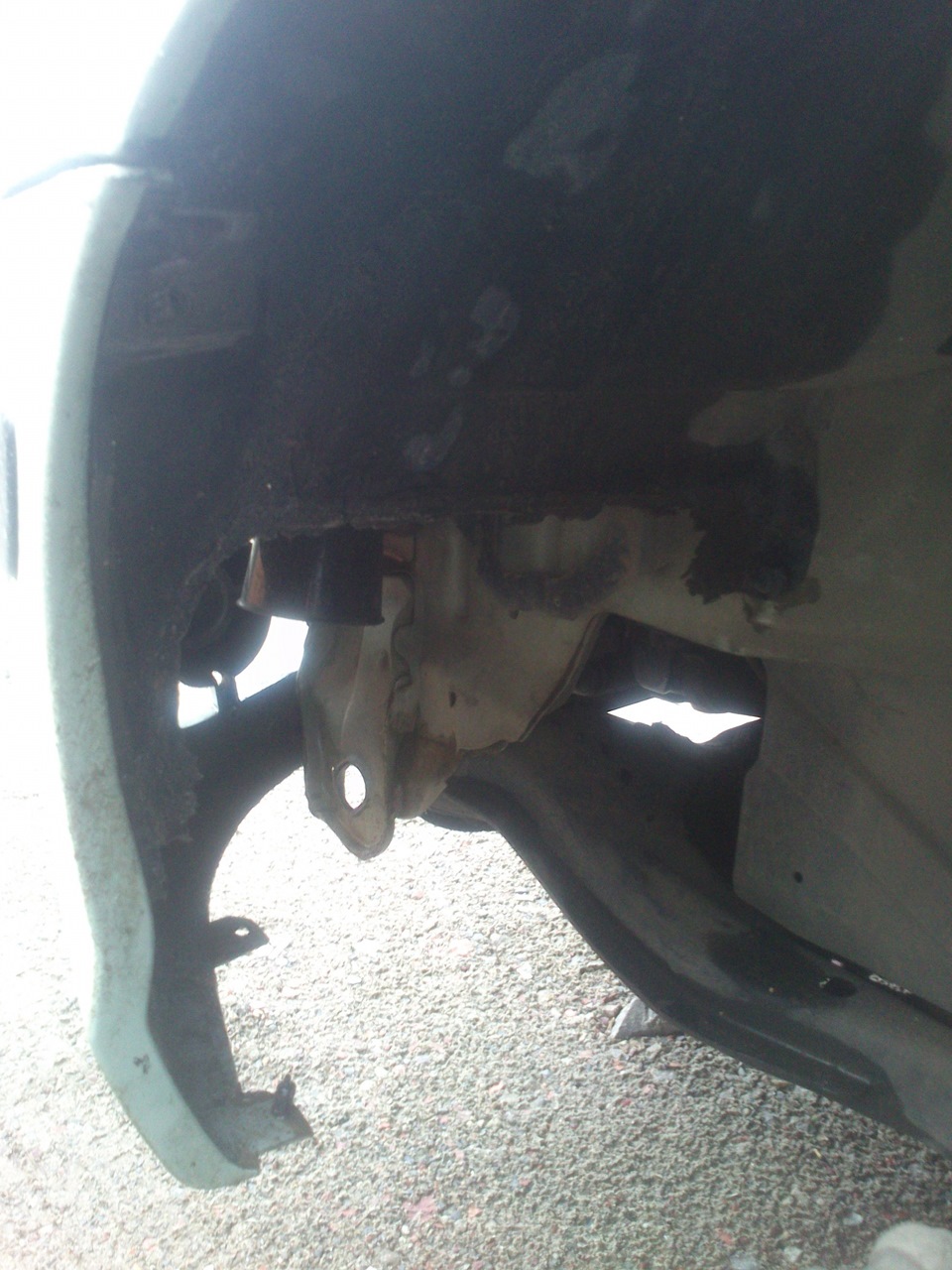 Защита колесной арки — Hyundai Elantra (3G), 1,6 л, 2005 года ...