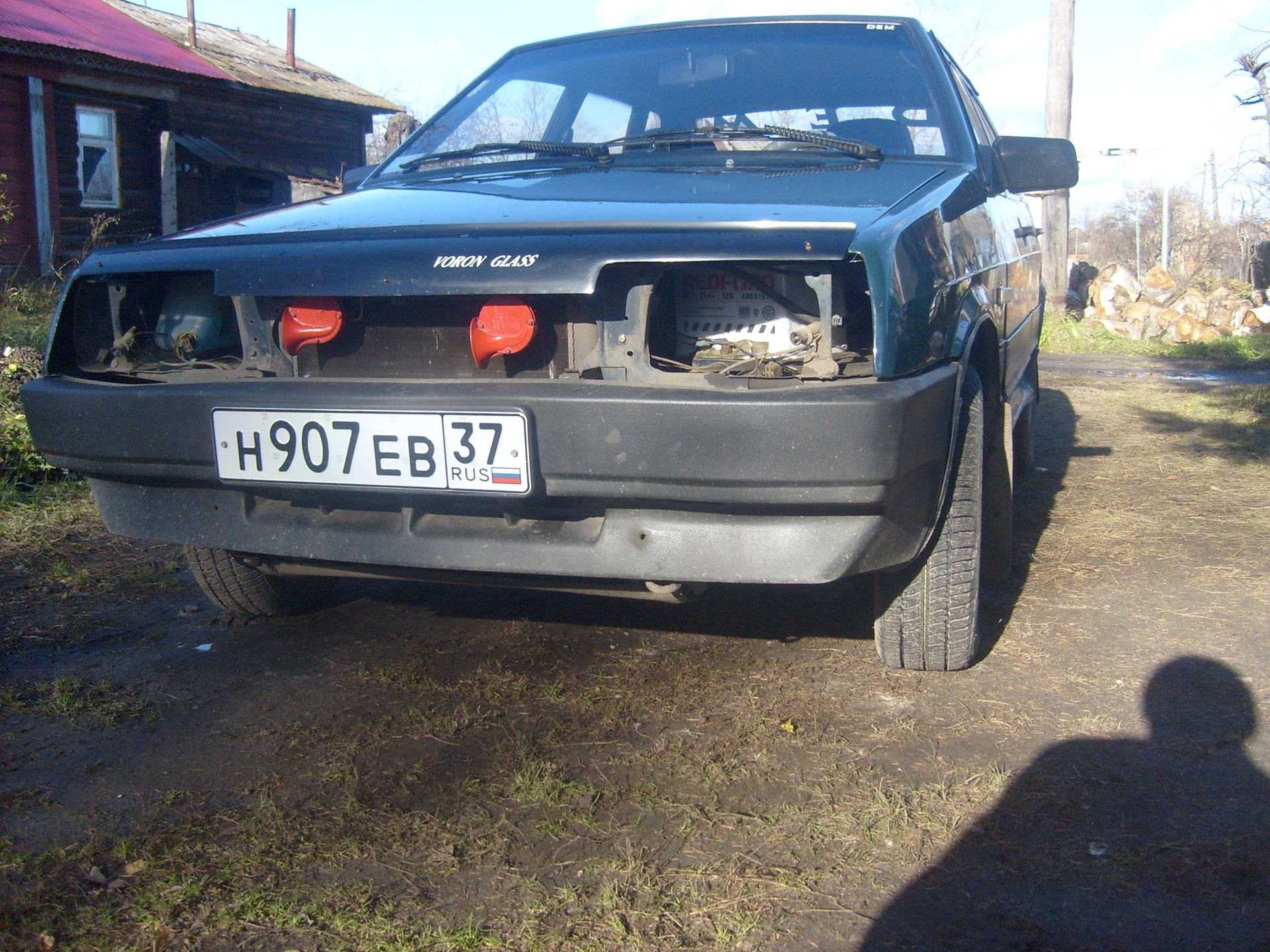 Чёрные внутренности фар и покрытие МАТОМ =)) — Lada 2109, 1,5 л, 1996 года  | тюнинг | DRIVE2