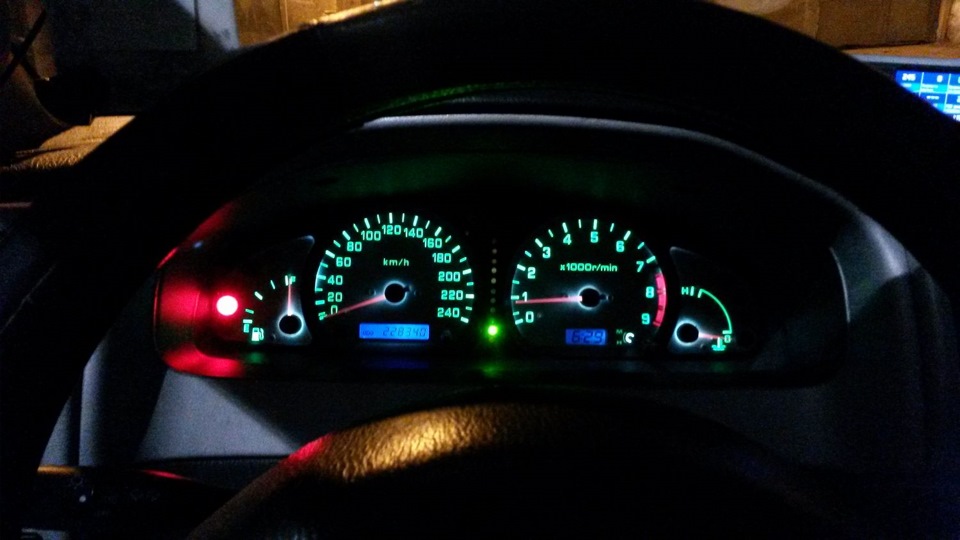Nissan almera n15 предохранитель подсветки приборной панели Белая приборная панель от Nissan Pulsar N15–модернизация, адаптация и установка 