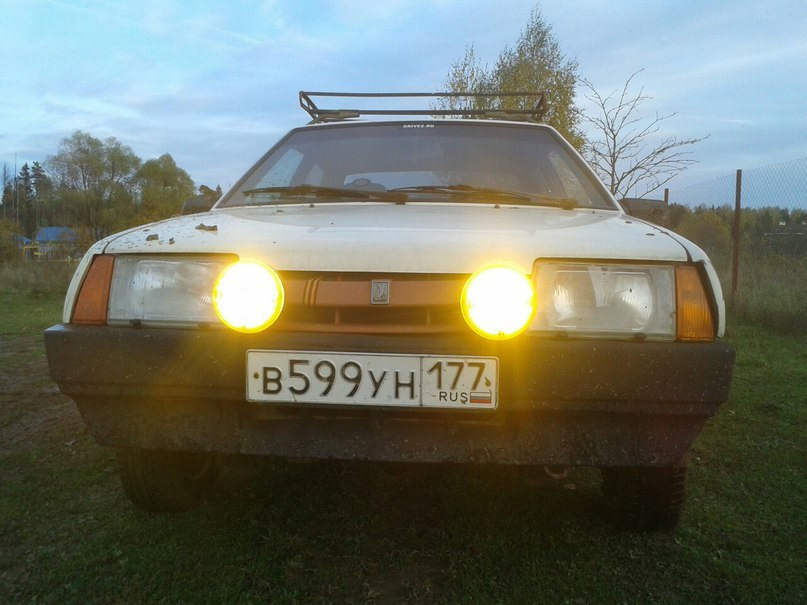 Туманки ОСВАР — Lada 21099, 1,5 л, 1992 года | фотография | DRIVE2