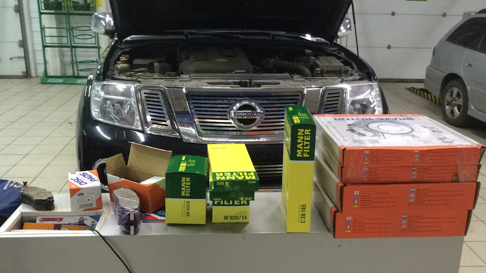 Расходники — Nissan Pathfinder (3G), 2,5 л, 2012 года | плановое ТО ...