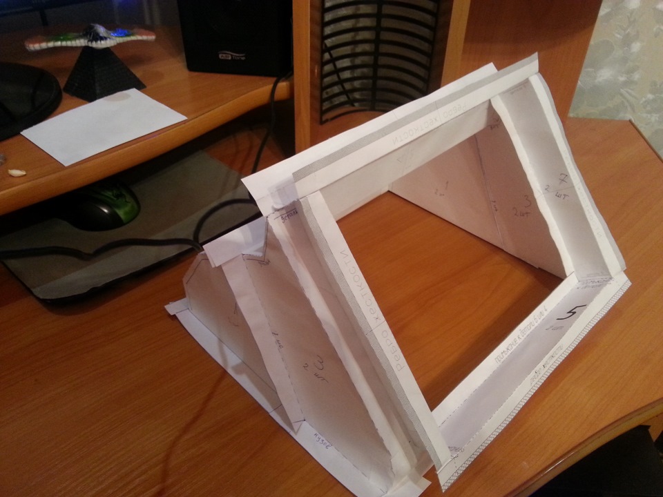 Собрал адаптер салонного фильтра из бумаги — Lada 2114, 1,6 л, 2007 ...