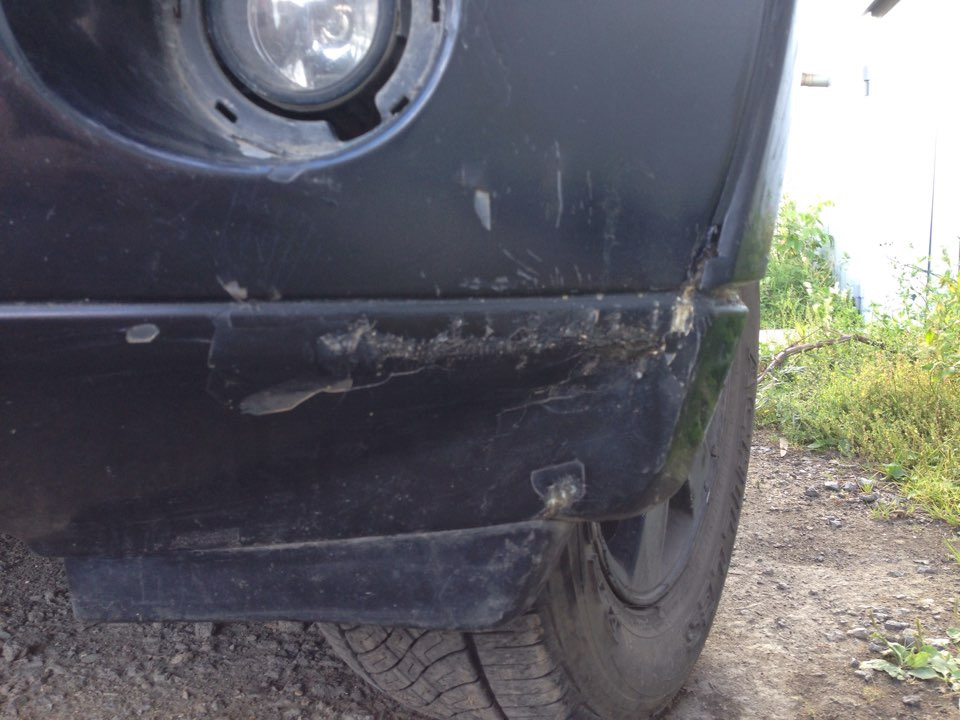 Треснувший бампер — DRIVE2