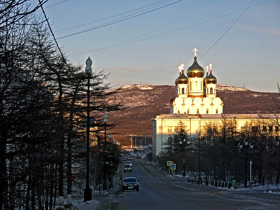 Магадан в мае фото