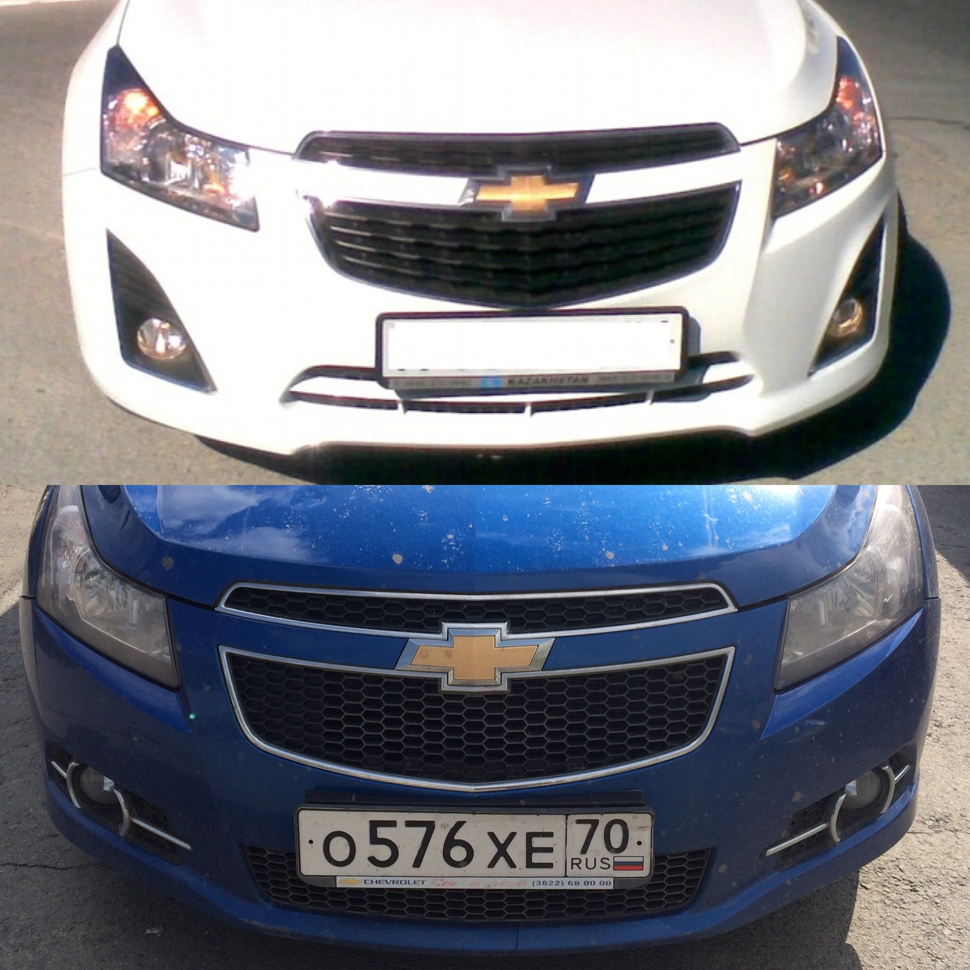 Chevrolet Cruze 2014 морда