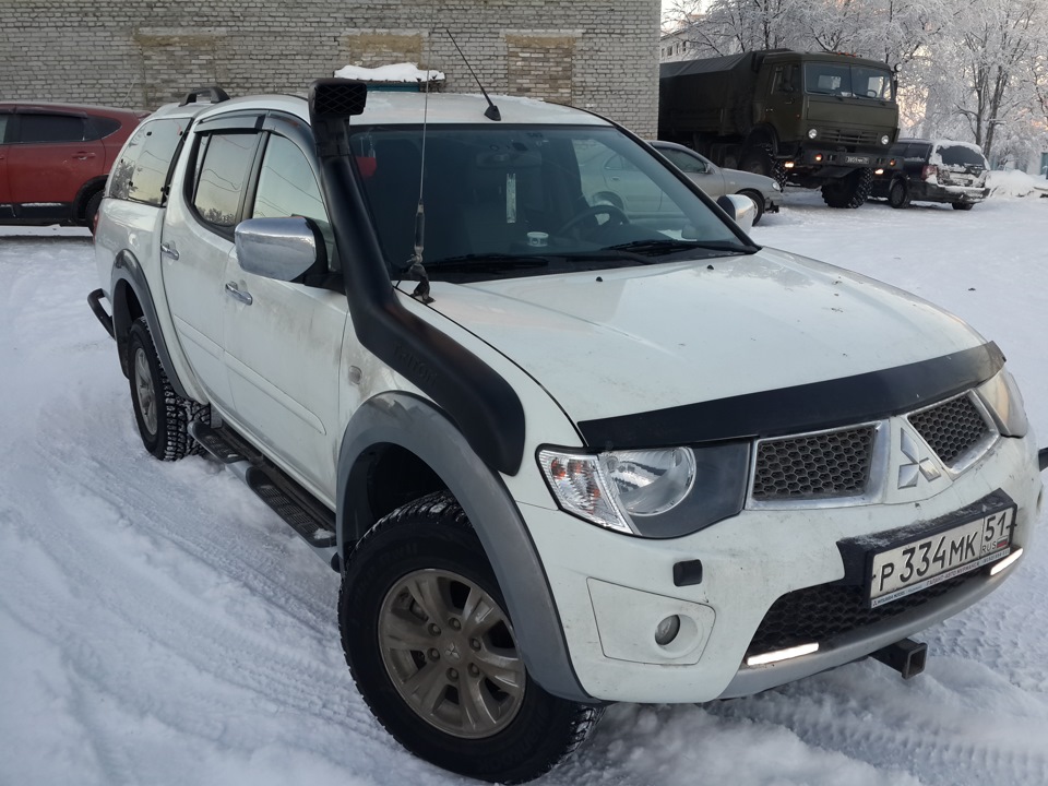 Вот и я установил Шноркель от ТРОФИКС! — Mitsubishi L200 (4G), 2,5 л ...