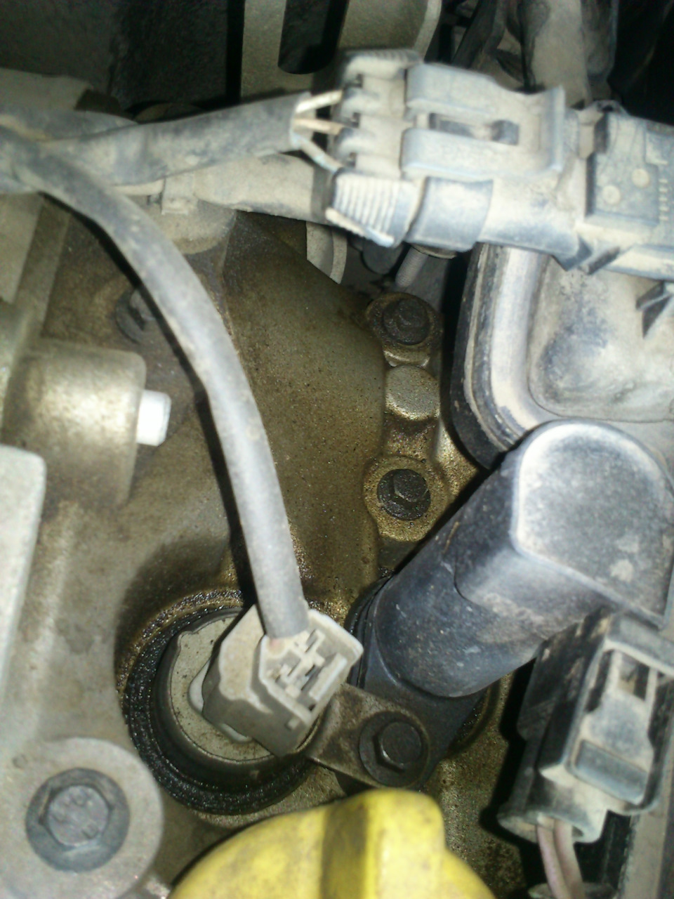 Потеет двигатель. — Renault Duster (1G), 2 л, 2012 года | наблюдение ...