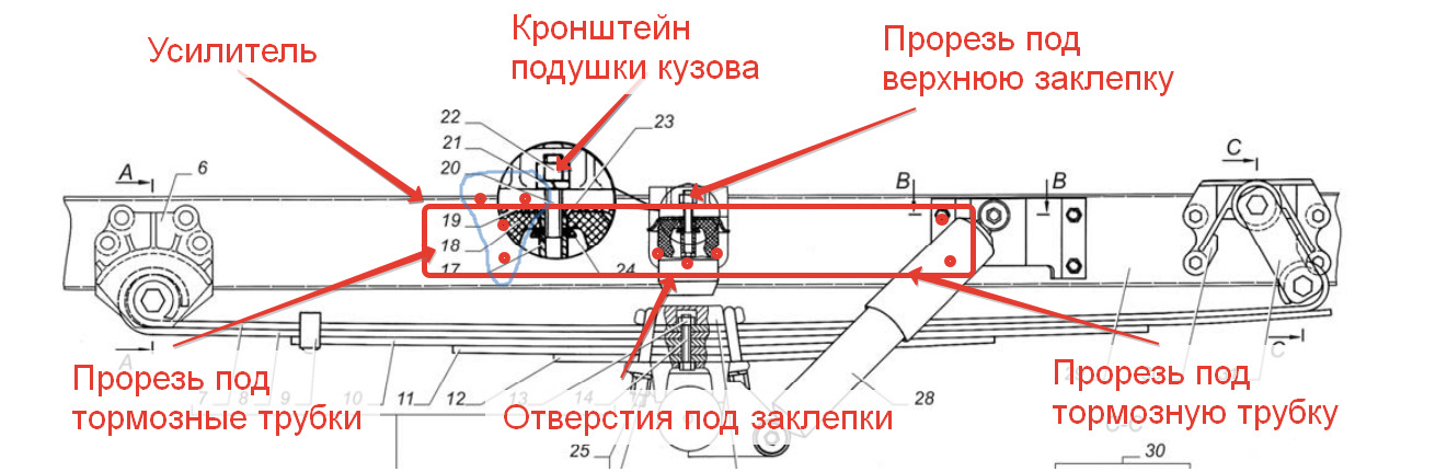 Установка переднего моста на соболь своими руками чертежи