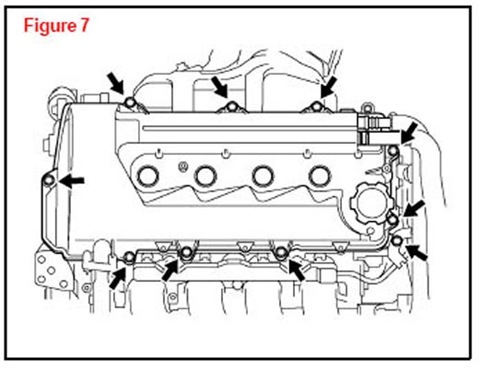 Порядок затяжки клапанной крышки 4zz fe Ищем лифты - Toyota Celica (230), 1,8 л, 2005 года своими руками DRIVE2