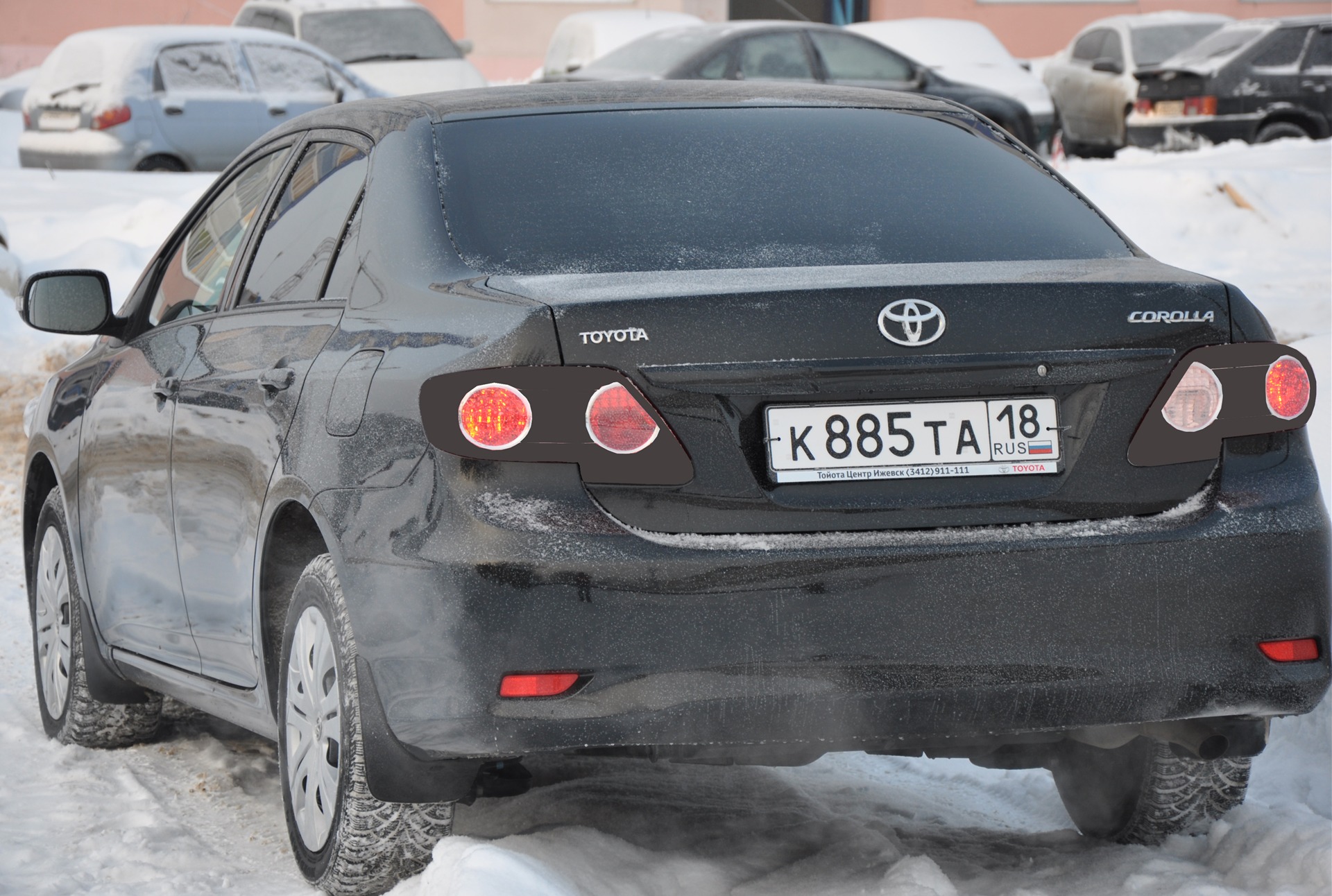 Задние фонари — Toyota Corolla (140/150), 1,6 л, 2010 года | тюнинг | DRIVE2