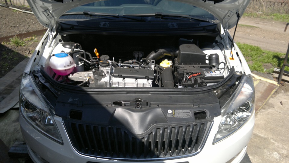 Новые аксессуары для Панды — Skoda Fabia Mk2, 1,2 л, 2013 года ...