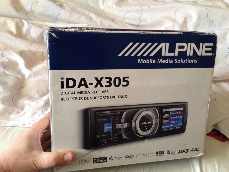 Alpine всему голова ! IDAX305 — Volvo 480, 2 л, 1988 года автозвук