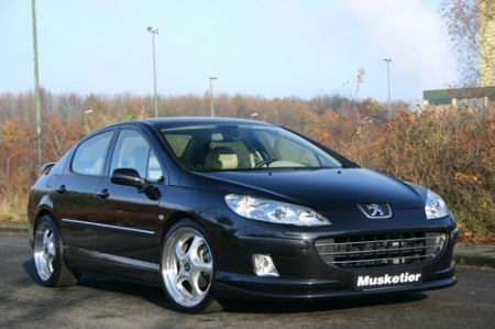 Накладка на передний бампер — Peugeot 407, 2 л, 2007 года | стайлинг ...