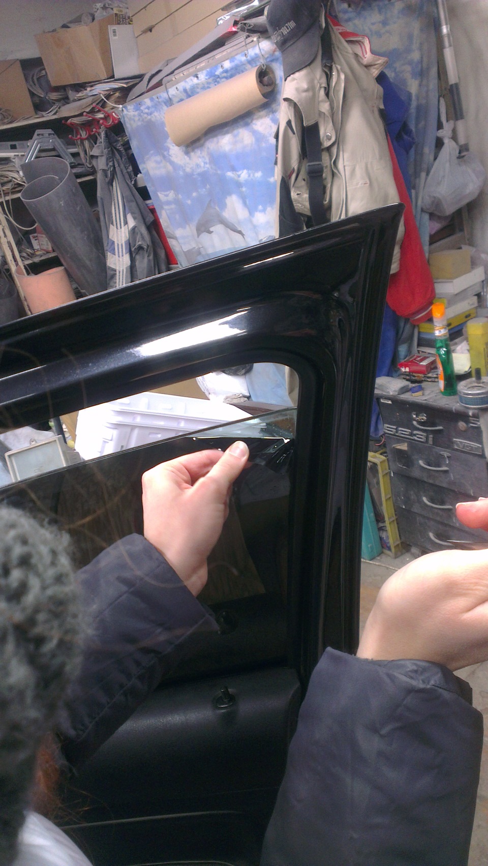 Снятие тонировки с передних стекол. Часть 2. Финал — Volkswagen Golf ...