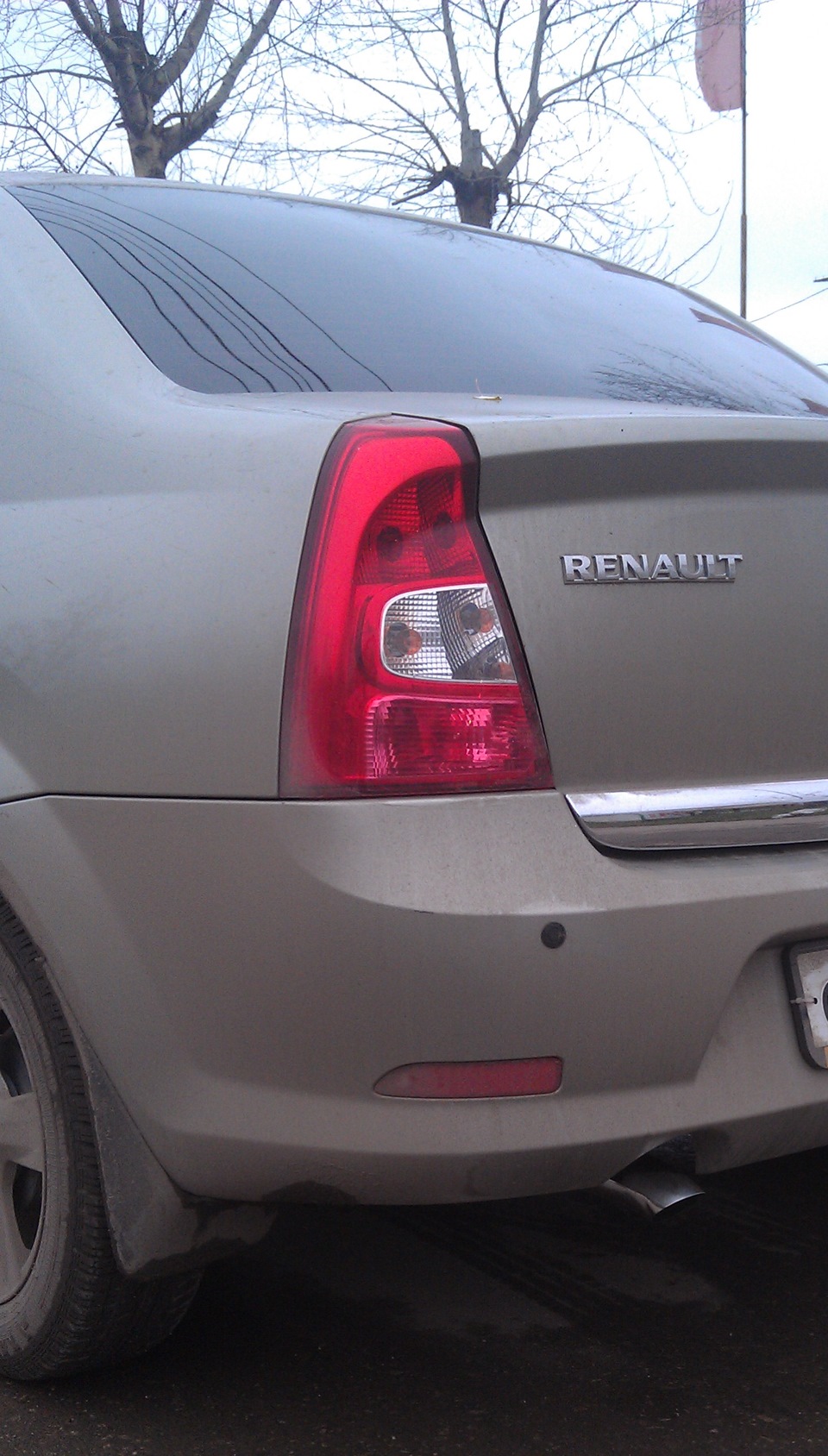 насадка на глушитель — Renault Logan (1G), 1,6 л, 2012 года | тюнинг ...