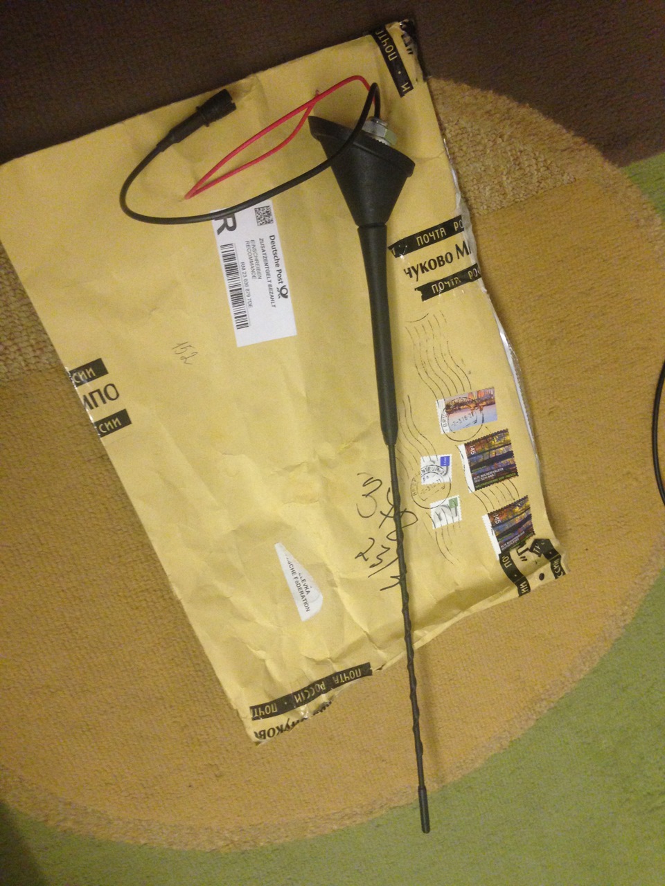 замена родной антенны на крыше — DRIVE2