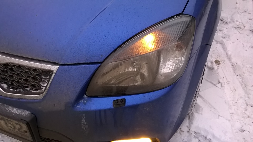 Омыватель фар СКИФ — KIA Rio (2G), 1,4 л, 2010 года | аксессуары | DRIVE2