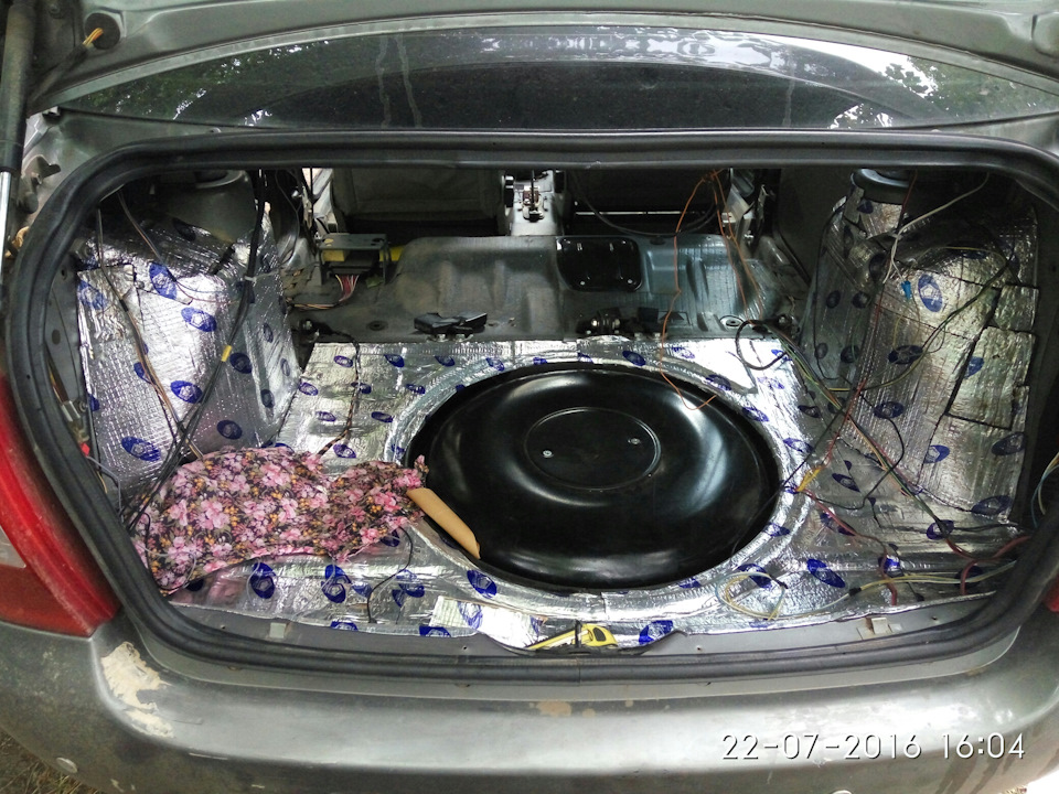 Шумка салона — LADA Калина седан, 1,6 л., 2008 года | своими руками ...